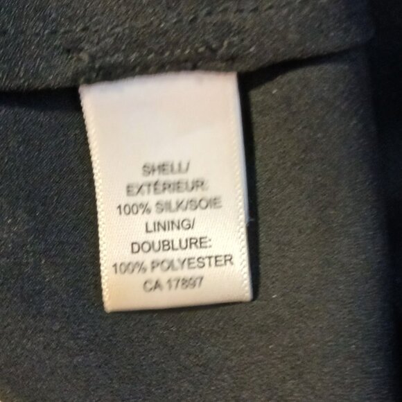 Banana Republic Women's Black Sheer Slip / Dress Size Medium GUC - Picture 8 of 8